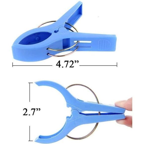 Colorful Beach Towel Clips, Beach Clips, Towel Clips for Beach Chair, Blankets,‎ - Picture 2 of 7